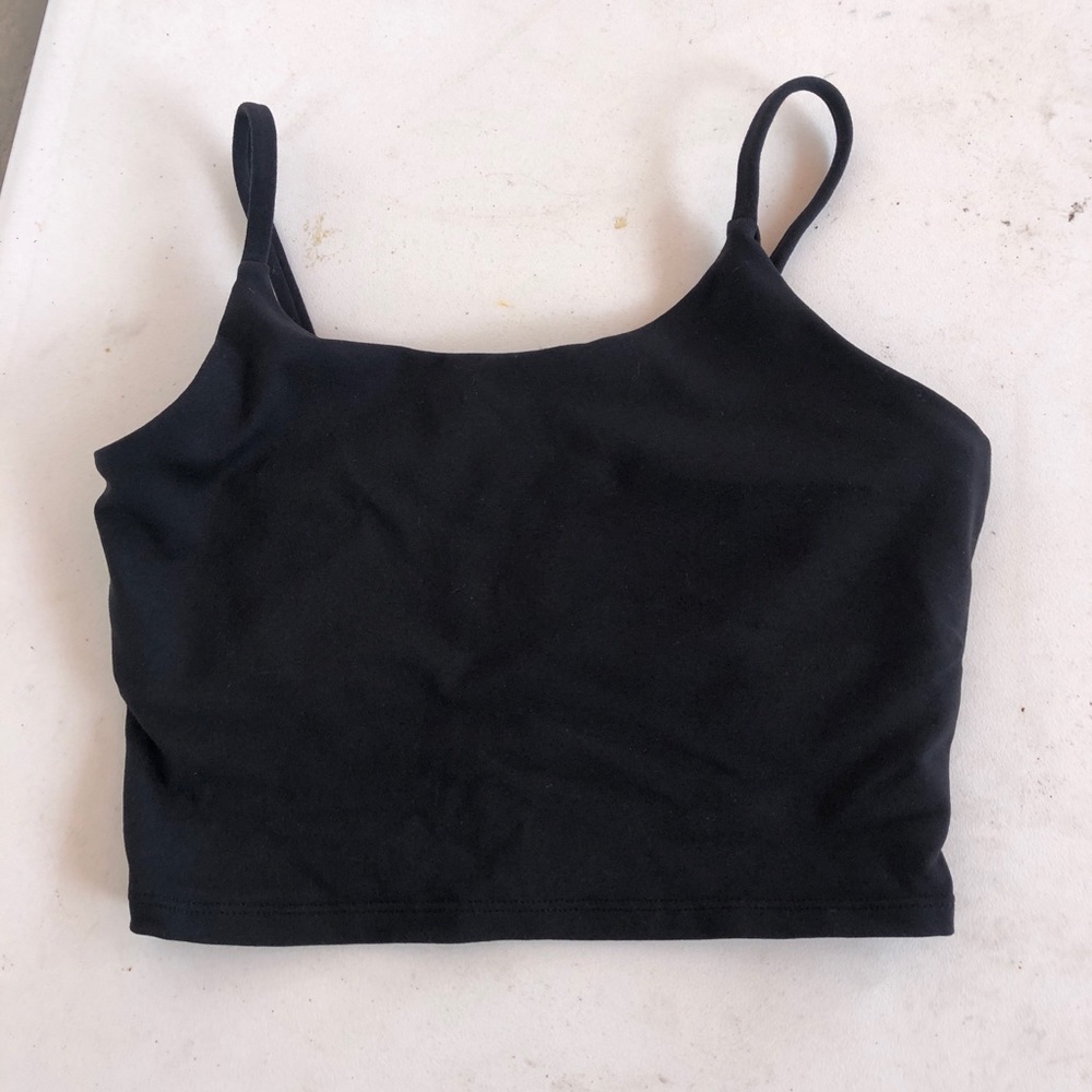 Crop top with built in bra